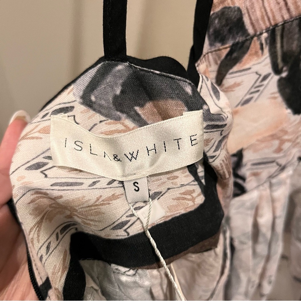 Isla & White bohemian resort maxi dress nwt Ophelie Dress Galerie Blanc wedding - Picture 7 of 12